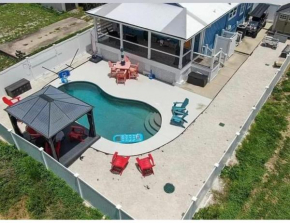 Beachy Chic 3/2 Private Gunite Pool 800ft Beach